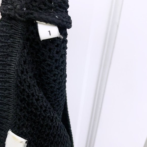 Sandro Open Knit Fringe Sweater - Picture 11 of 11